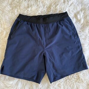 Ten Thousand Interval Navy lined Athletic Shorts mens large